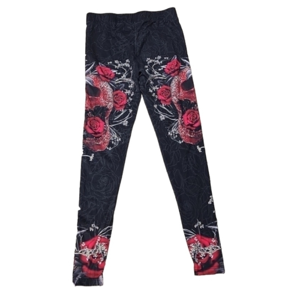 Skull and Roses Leggings - Picture 3 of 3